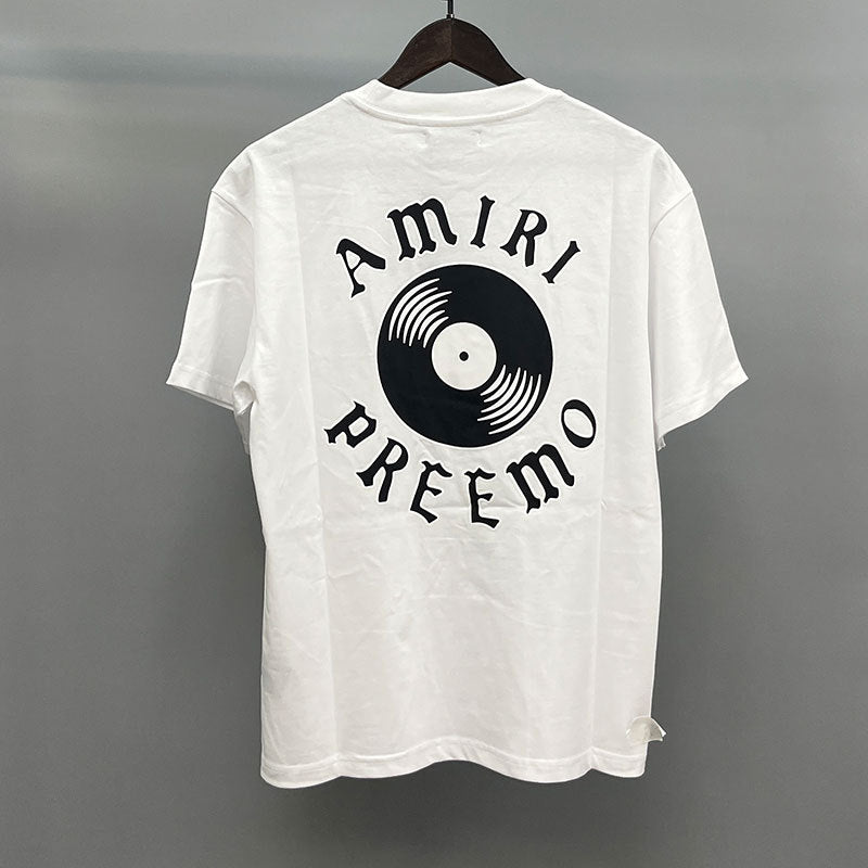 Amiri Multi‑Style Letter Logo Graphic Oversized Tee Streetwear Unisex
