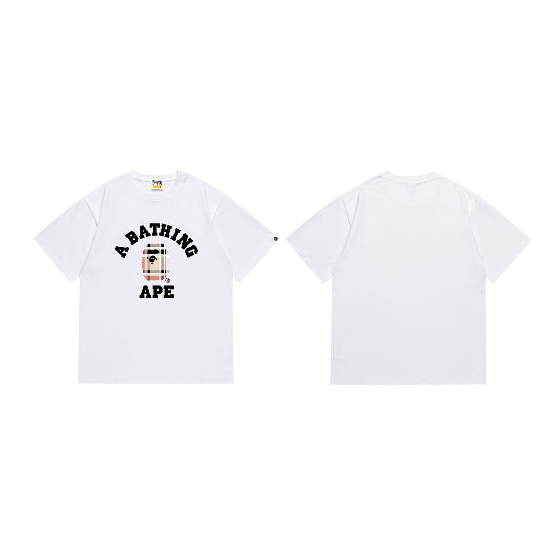 BAPE Camo Ape Head Graphic Print Short Sleeve Tee Streetwear Unisex