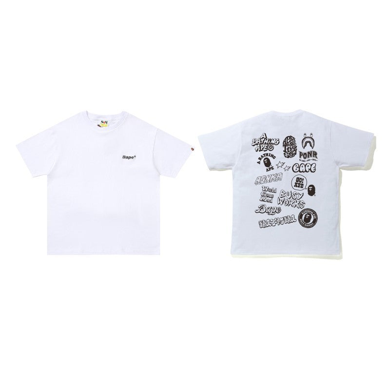 Bape Ape Head Shark Koi Fuji Graphic Oversized Tee Streetwear Unisex