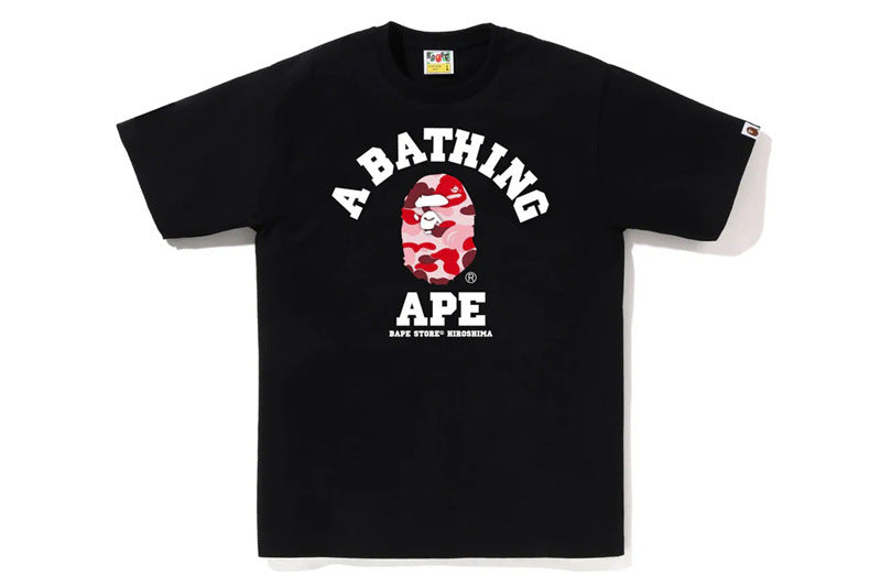 Bape Ape Head Shark Baby Milo Multi‑Print Heavyweight Tee Multi‑Style