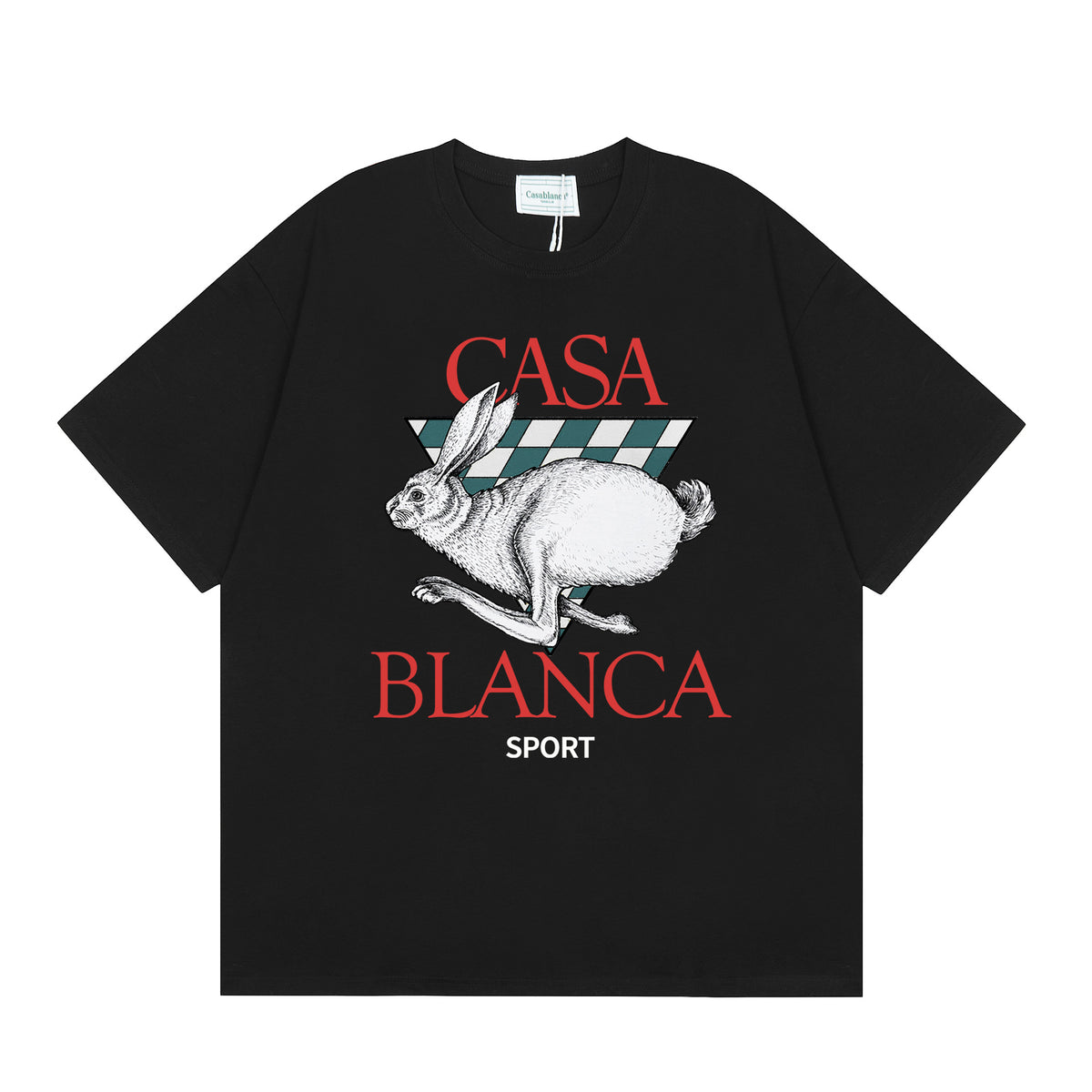 Casablanca Multi‑Artwork Vintage Graphic Oversized Tee Streetwear