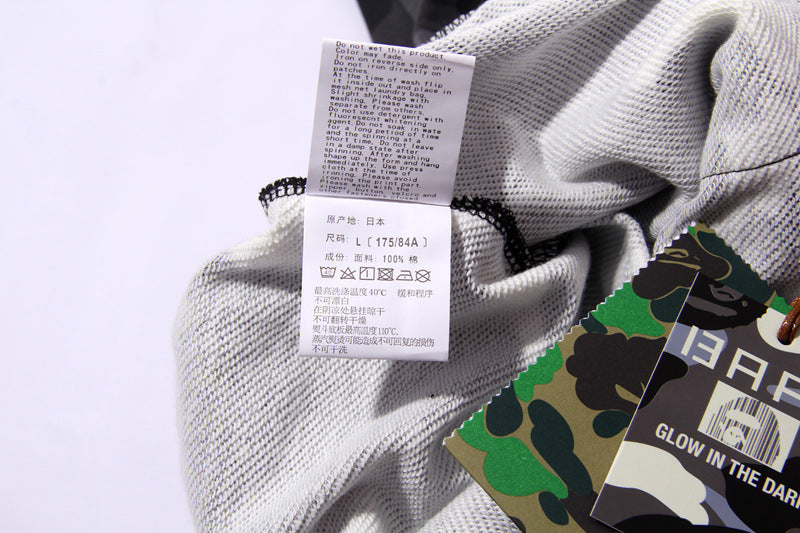 BAPE Shark Camo Print Streetwear Casual Shorts Unisex
