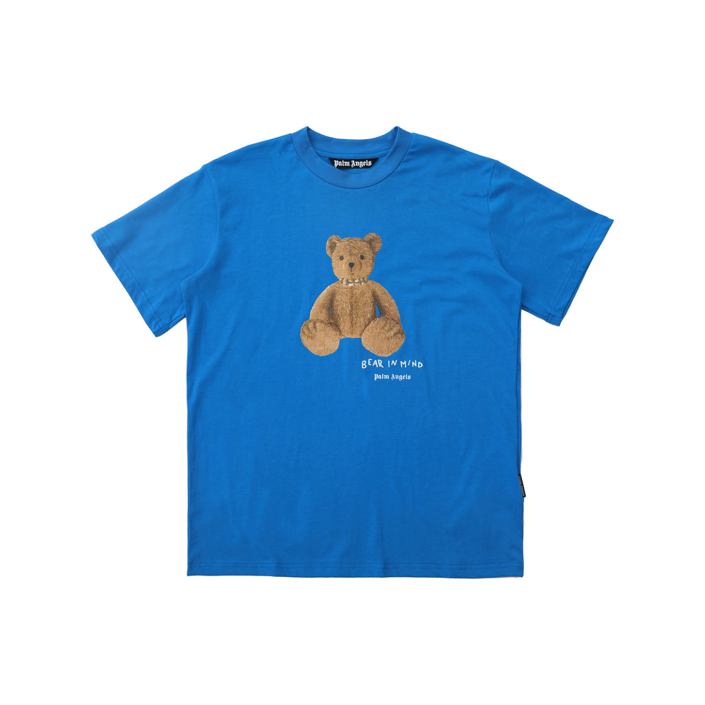 Palm Angels Teddy Bear Graphic Tee Loose Unisex Streetwear T-Shirt
