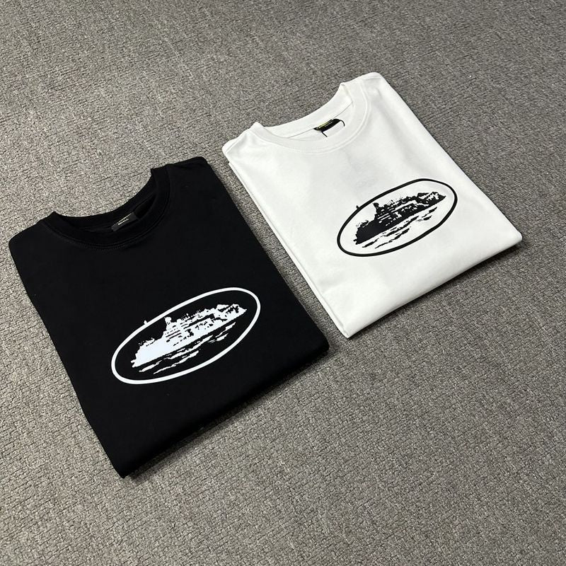 Corteiz Logo Letter Print Crew Neck Short Sleeve T‑Shirt Unisex