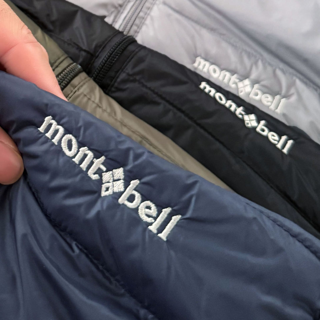 Montbell Plasma Down Vest Stand Collar Zip Ultralight Warm Gilet