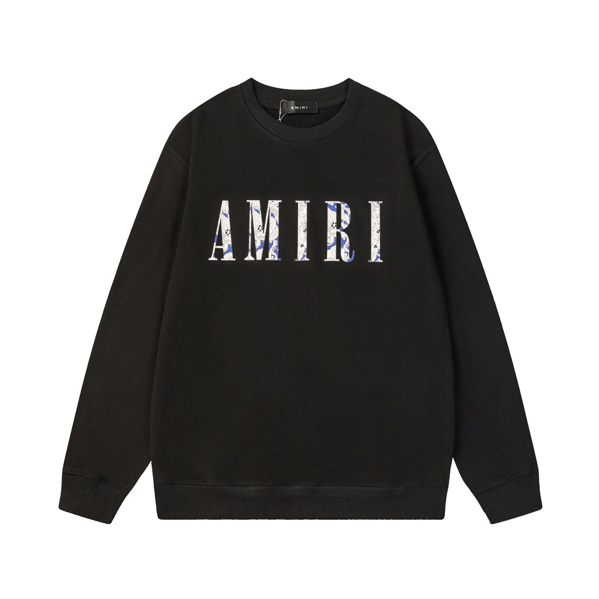 Amiri Logo Letter Dragon Angel Eagle Crewneck Sweatshirt Streetwear
