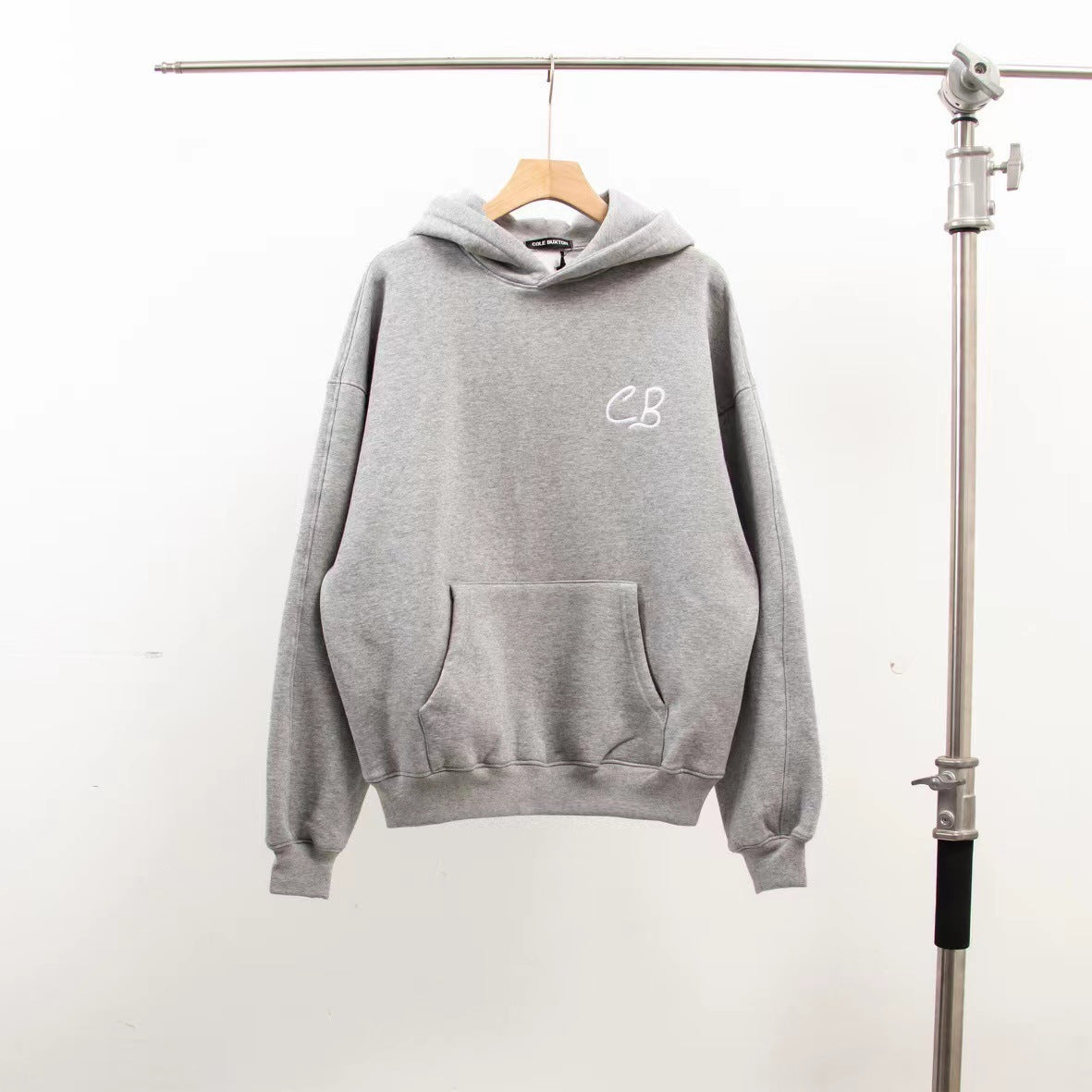Cole Buxton Logo Hoodie Men Oversized Casual Streetwear Pullover