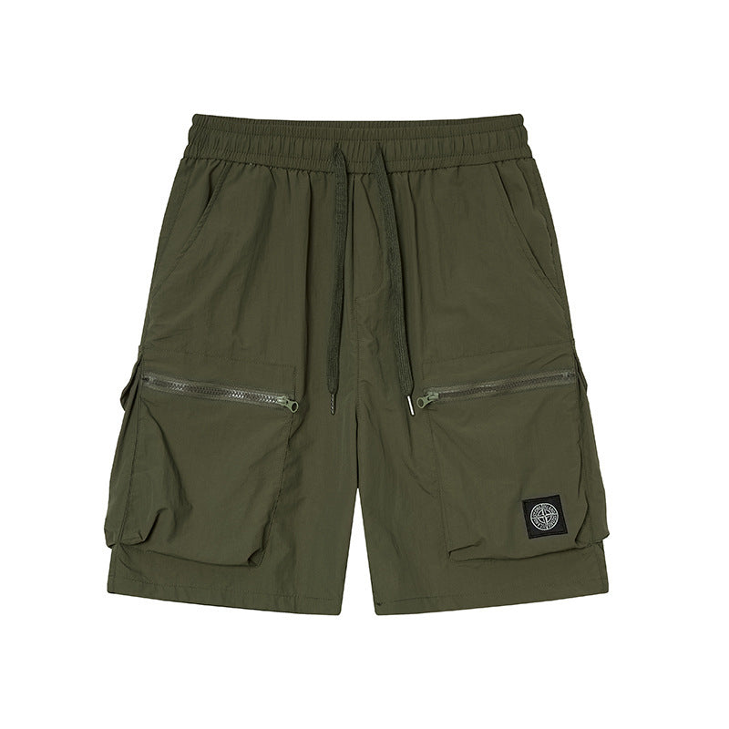 Stone Island Compass Patch Pants Men Cargo Shorts & Cotton Sweatpants