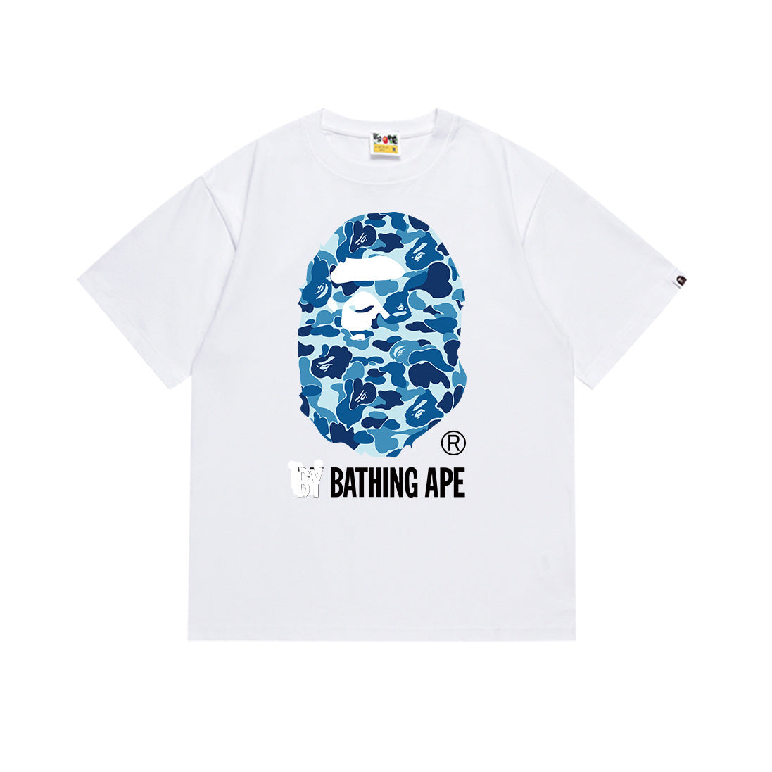 BAPE Camo Ape Head Graphic Print Short Sleeve Tee Streetwear Unisex