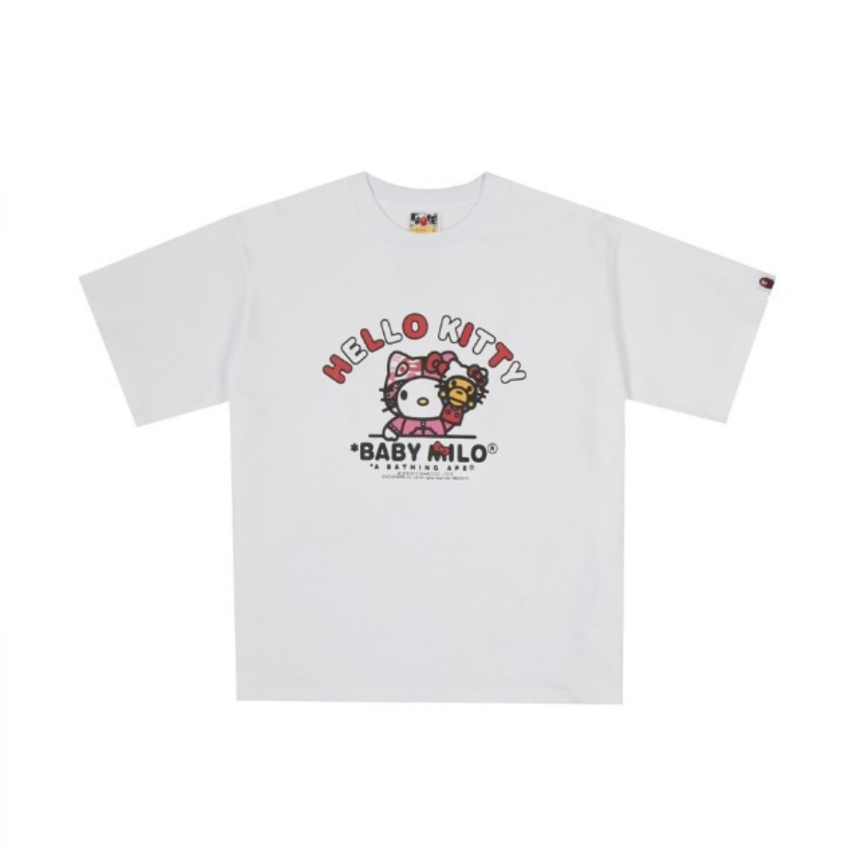 BAPE Baby Milo x Sanrio Characters Graphic T-Shirt Unisex