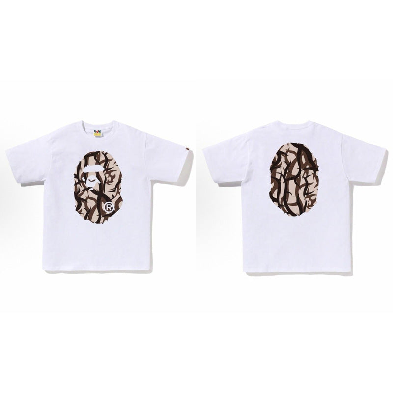 BAPE Ape Head Shark Print Unisex Casual T-Shirt