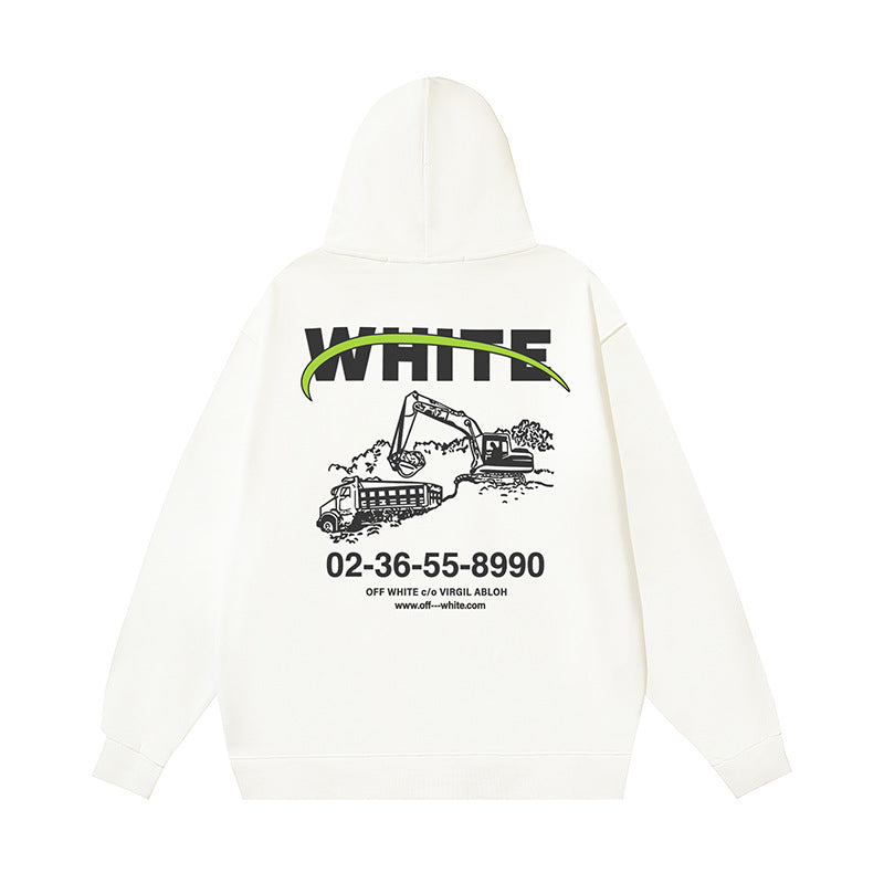 OFF-WHITE Caravaggio Angel Hoodie Heavyweight Streetwear Unisex