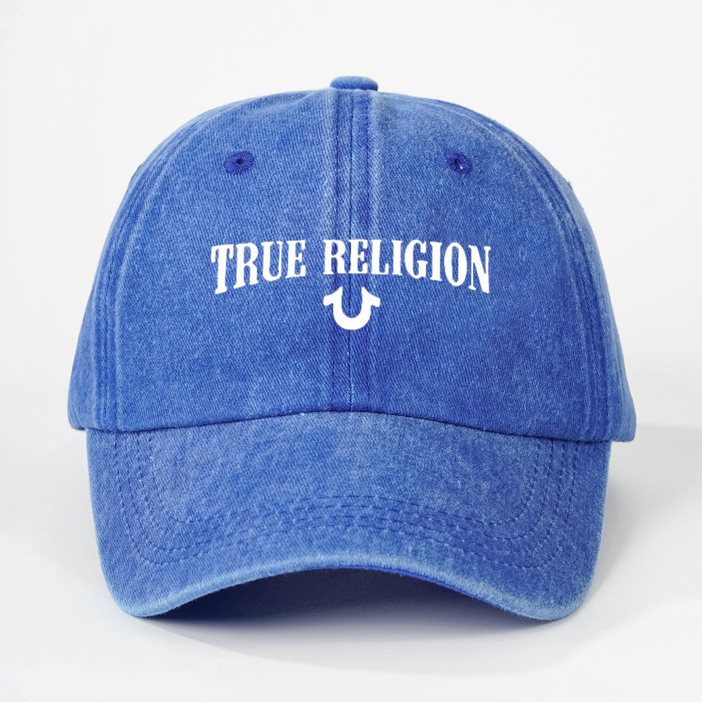 Vintage Washed True Religion Horseshoe Dad Hat