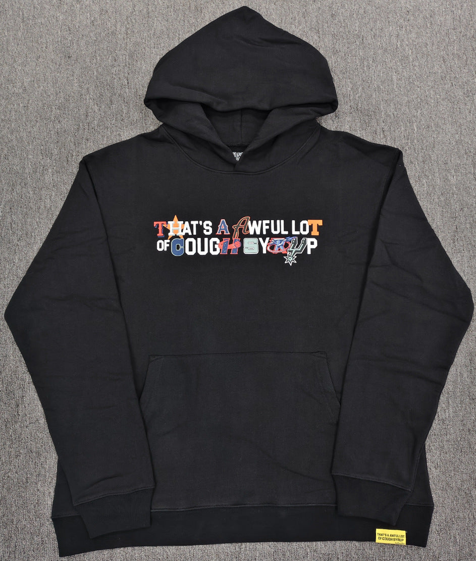 That's A Awful Lot Of Cough Syrup Graphic Hoodie Streetwear Pullover