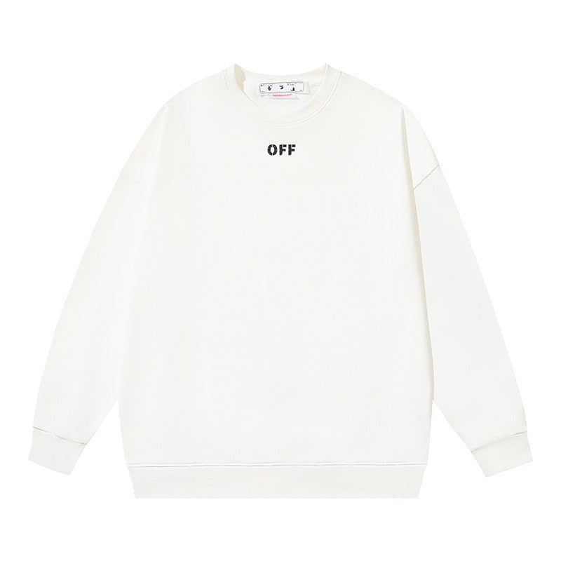 Off-White Multi Graphic Arrow Logo Unisex Crew Neck Sweatshirt