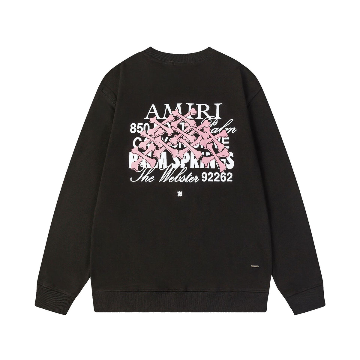 Amiri Logo Letter Dragon Angel Eagle Crewneck Sweatshirt Streetwear