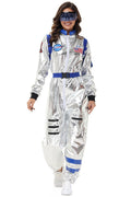 Halloween Women Astronaut Space Suit Cosplay Pilot Jumpsuit Party Sets