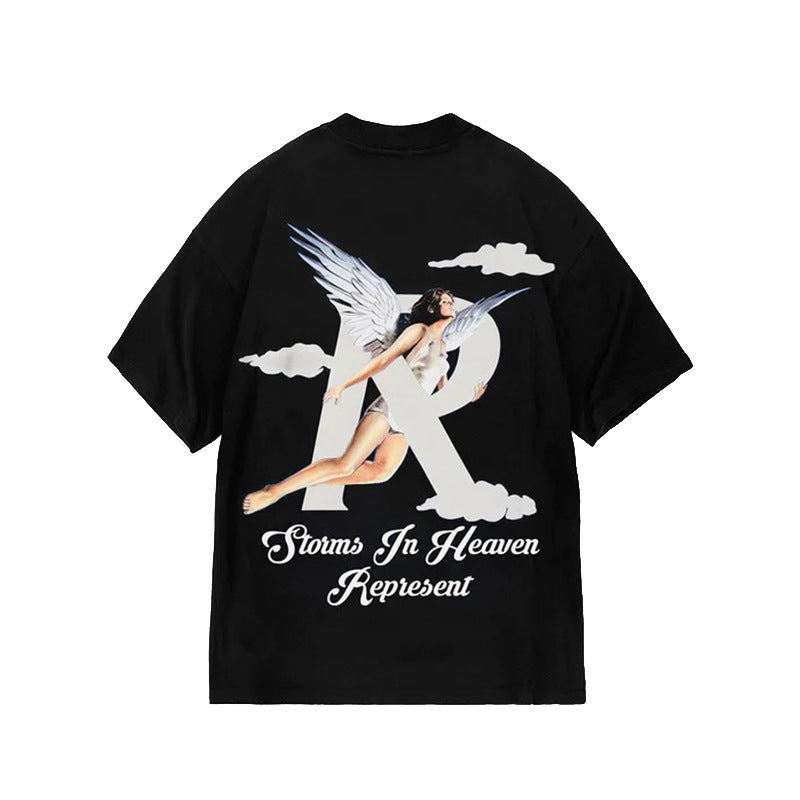 Represent Vintage Washed Graphic Short Sleeve Tee Streetwear Unisex