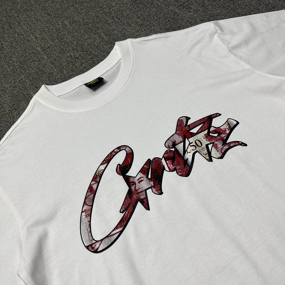 2026 New Corteiz Graphic Print Tee Loose Casual Streetwear T-Shirt