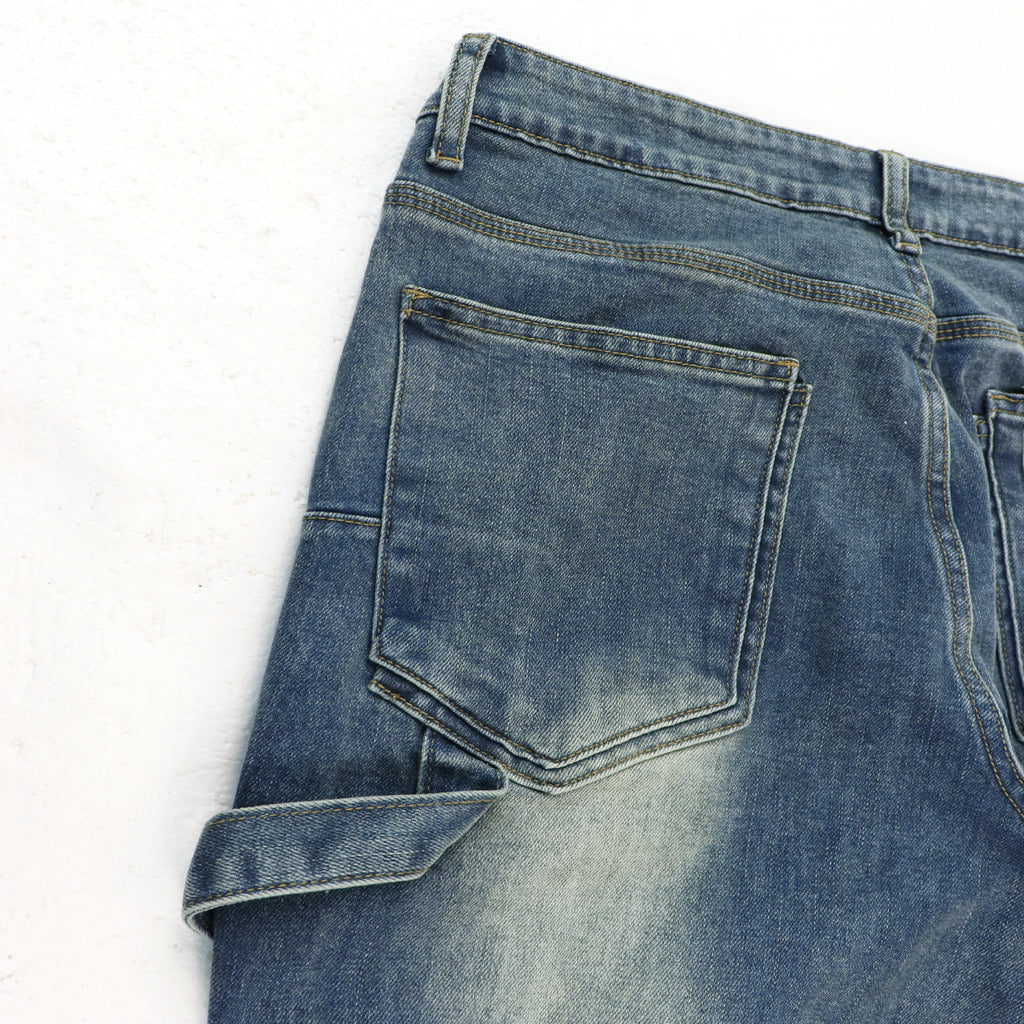 Purple Brand Carpenter Button Hem Denim Jeans Unisex