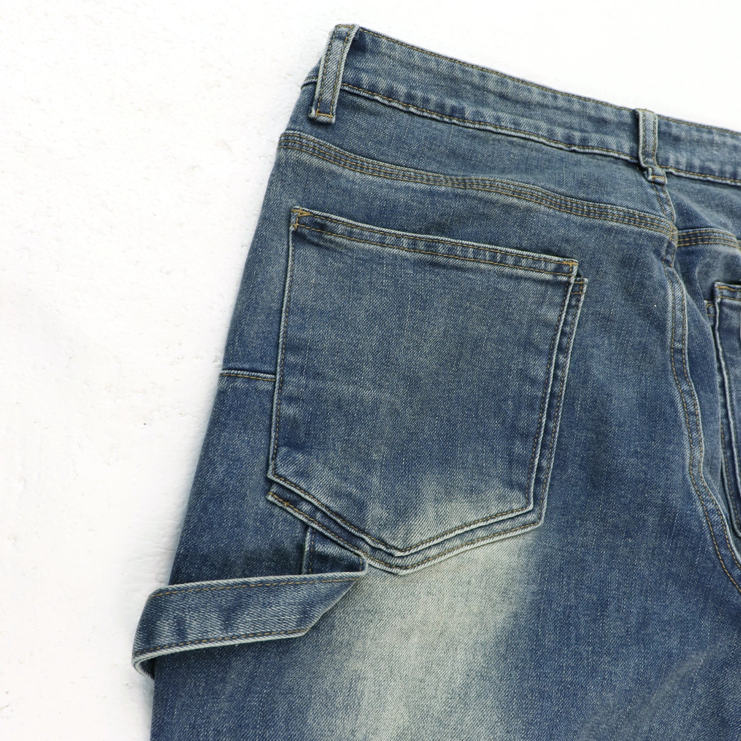 Purple Brand Carpenter Button Hem Denim Jeans Unisex