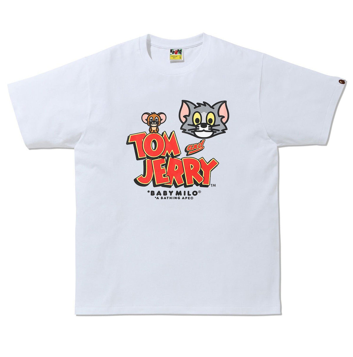 Bape Baby Milo Multi‑Print Graphic Oversized Tee Streetwear Unisex