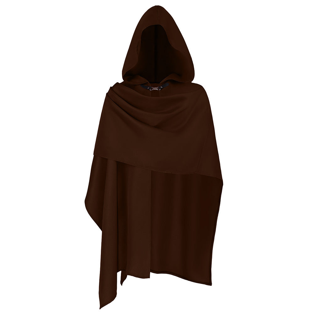 Halloween Medieval Hooded Shawl Cloak Dark Ranger Cosplay Cape