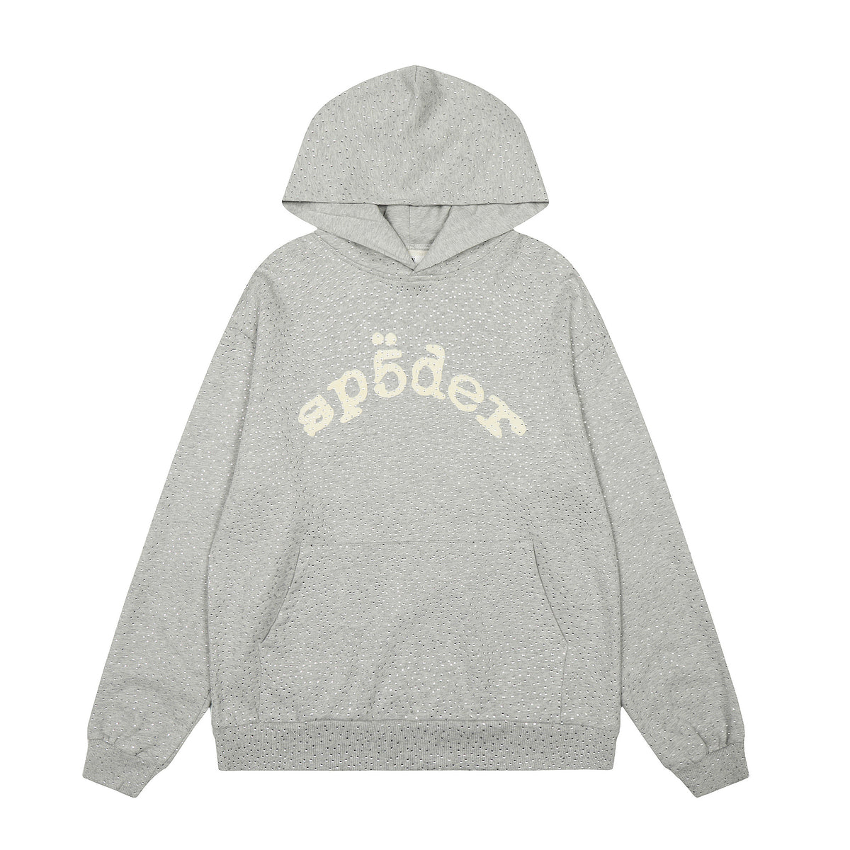 Sp5der VVS Full Rhinestone Hoodie & Sweatpants Tracksuit Set