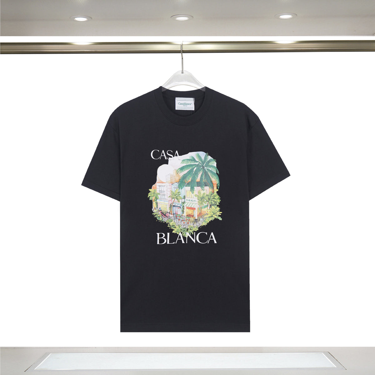 Casablanca Art Print Loose Unisex Short Sleeve Graphic T-Shirt