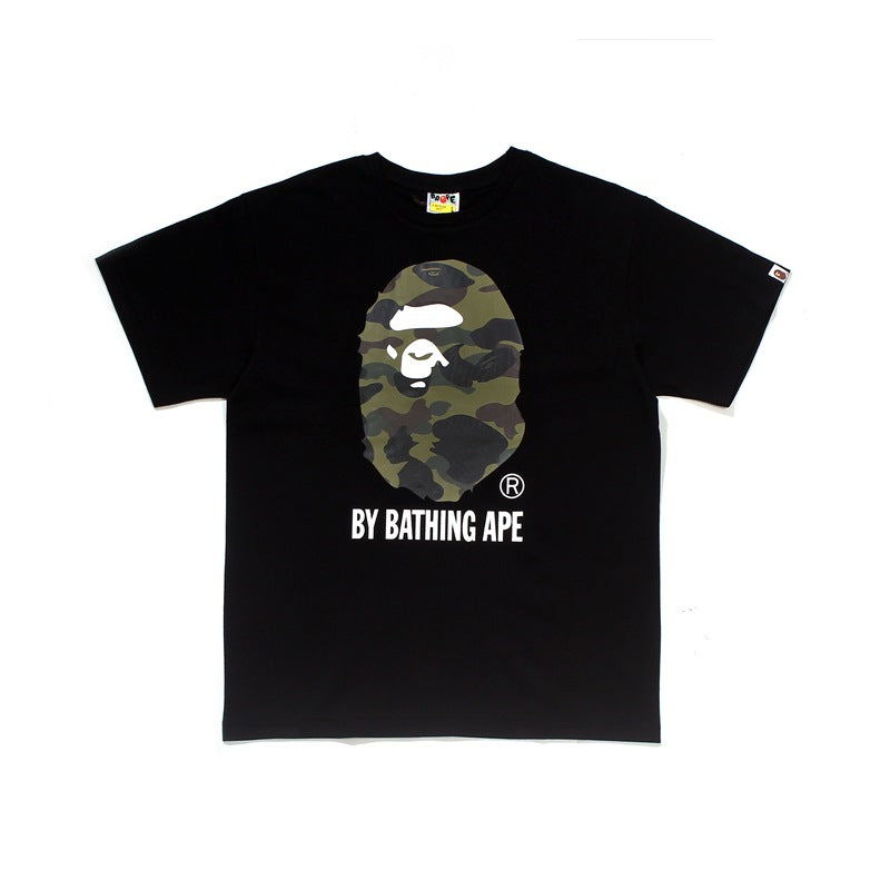 BAPE Ape Head Graphic Print Short Sleeve Tee Streetwear Unisex