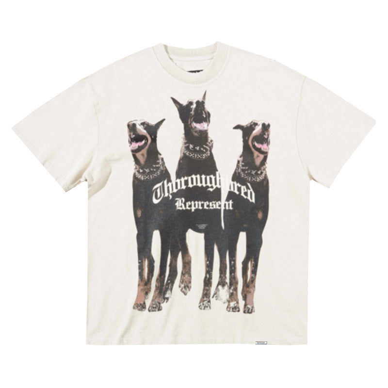 Represent Vintage Washed Graphic Short Sleeve Tee Streetwear Unisex