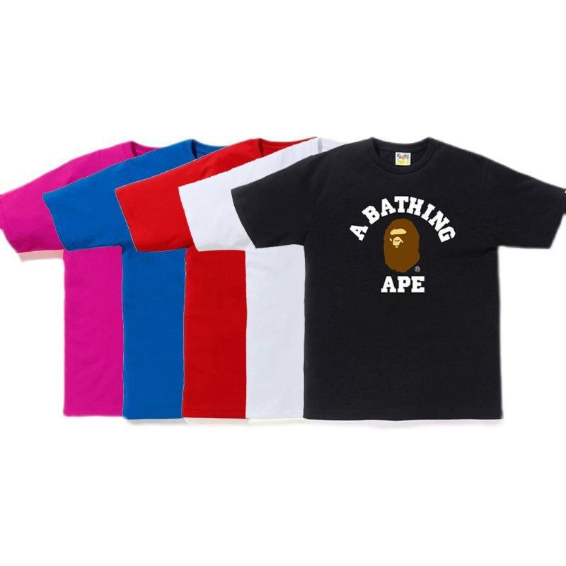 Bape Camo Ape Head Print Graphic Short Sleeve Tee Streetwear Unisex
