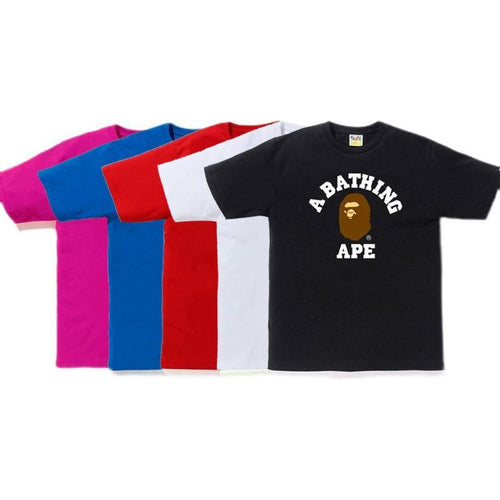 Bape Camo Ape Head Print Graphic Short Sleeve Tee Streetwear Unisex