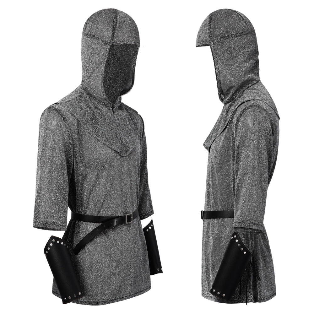 Halloween Templar Knight Chainmail Look Outfit Cosplay Costume