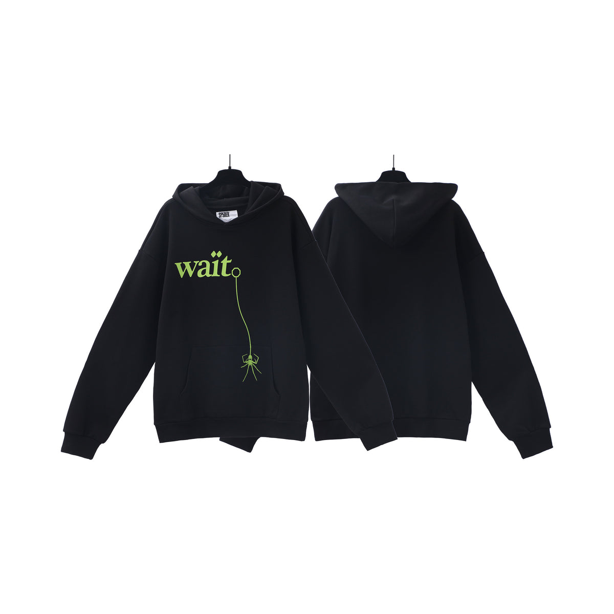 Sp5der Foam Print Spider Web Hoodie Sweatshirt Jogger Pants Set