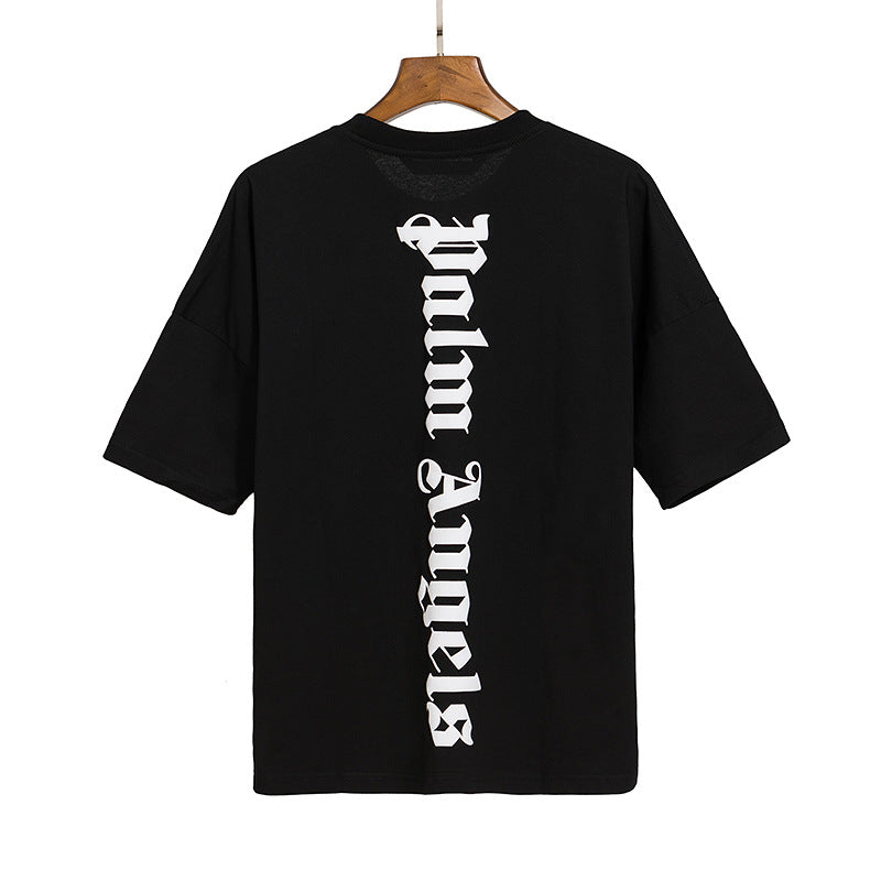Palm Angels Teddy Bear Graphic Tee Loose Unisex Streetwear T-Shirt