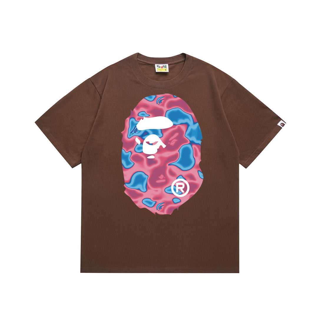 BAPE Ape Head Graphic Print Short Sleeve Tee Streetwear Unisex