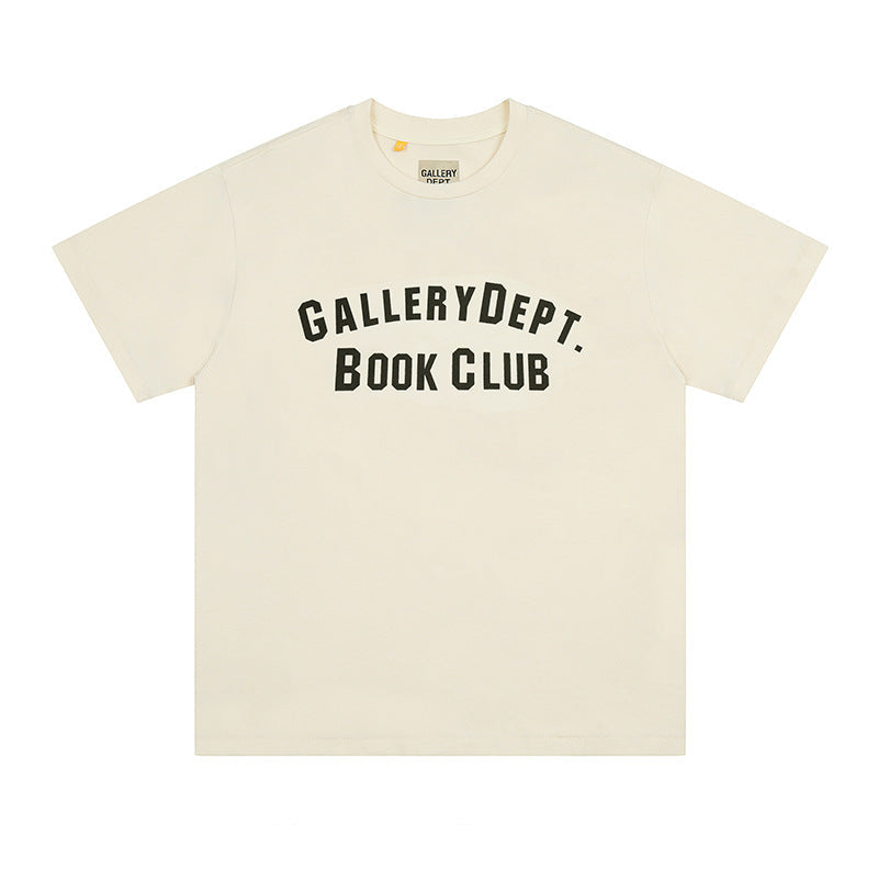 Gallery Dept Vintage Print Loose Short Sleeve Streetwear T-Shirt