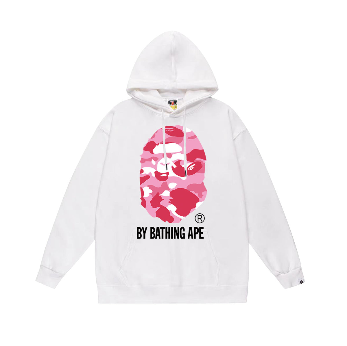 BAPE Hoodie Multi Camo Ape Head Print Street Fleece Pullover