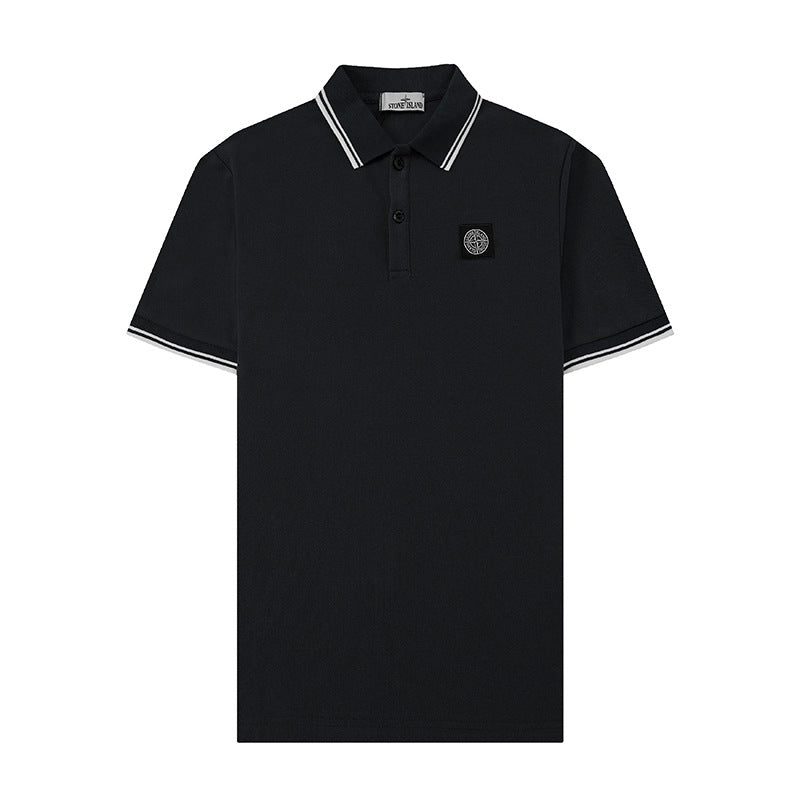 Stone Island Compass Patch Short & Long Sleeve Polo Shirt Streetwear