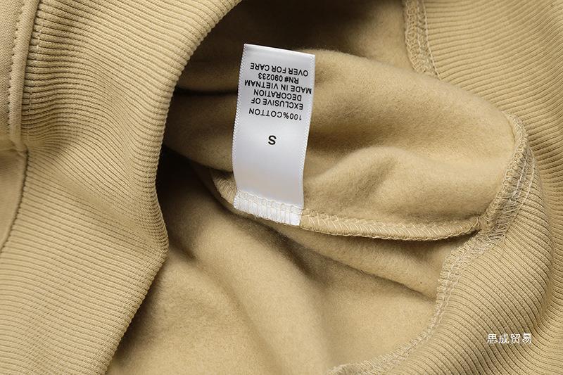 Fear of God ESSENTIALS 3D Silicone Letter Print Hoodie sweatpants