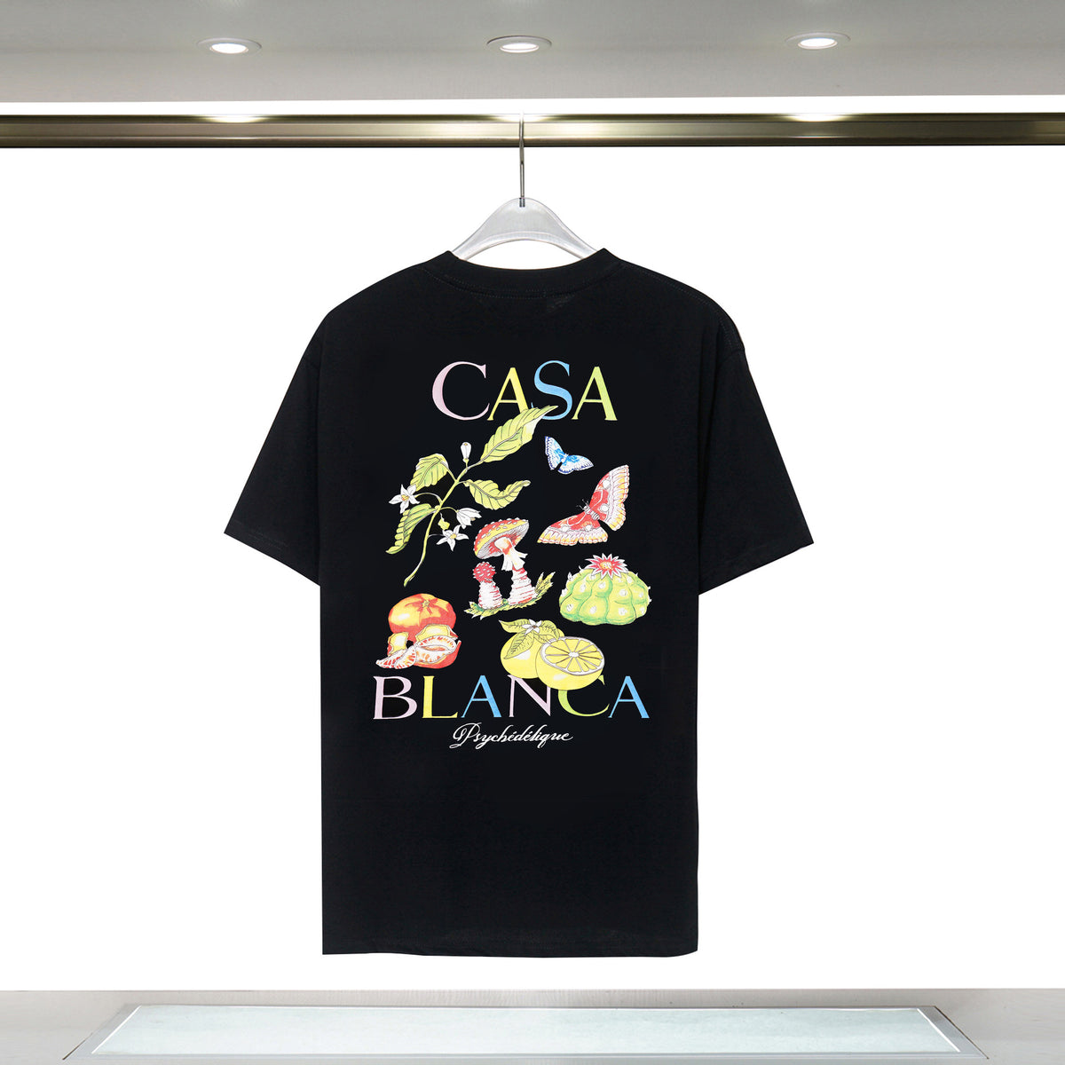 Casablanca Art Print Loose Unisex Short Sleeve Graphic T-Shirt