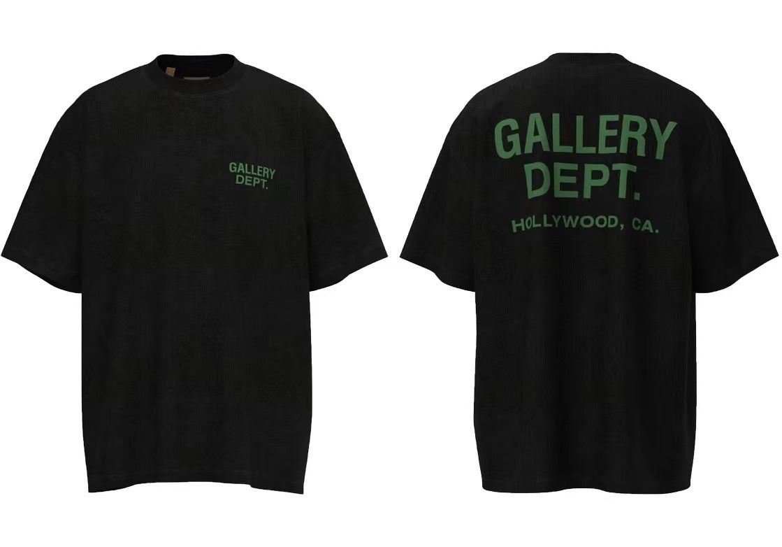 Gallery Dept Vintage Washed Graphic Short Sleeve Tee Streetwear Unisex