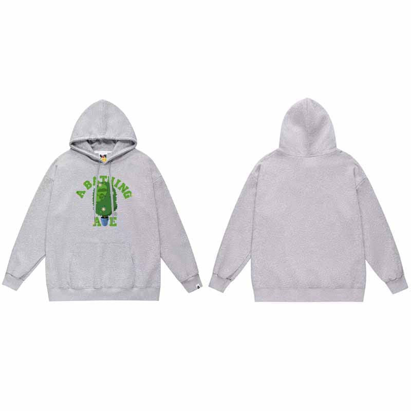 BAPE Hoodie Baby Milo Ape Head Multi Graphic Street Fleece Pullover