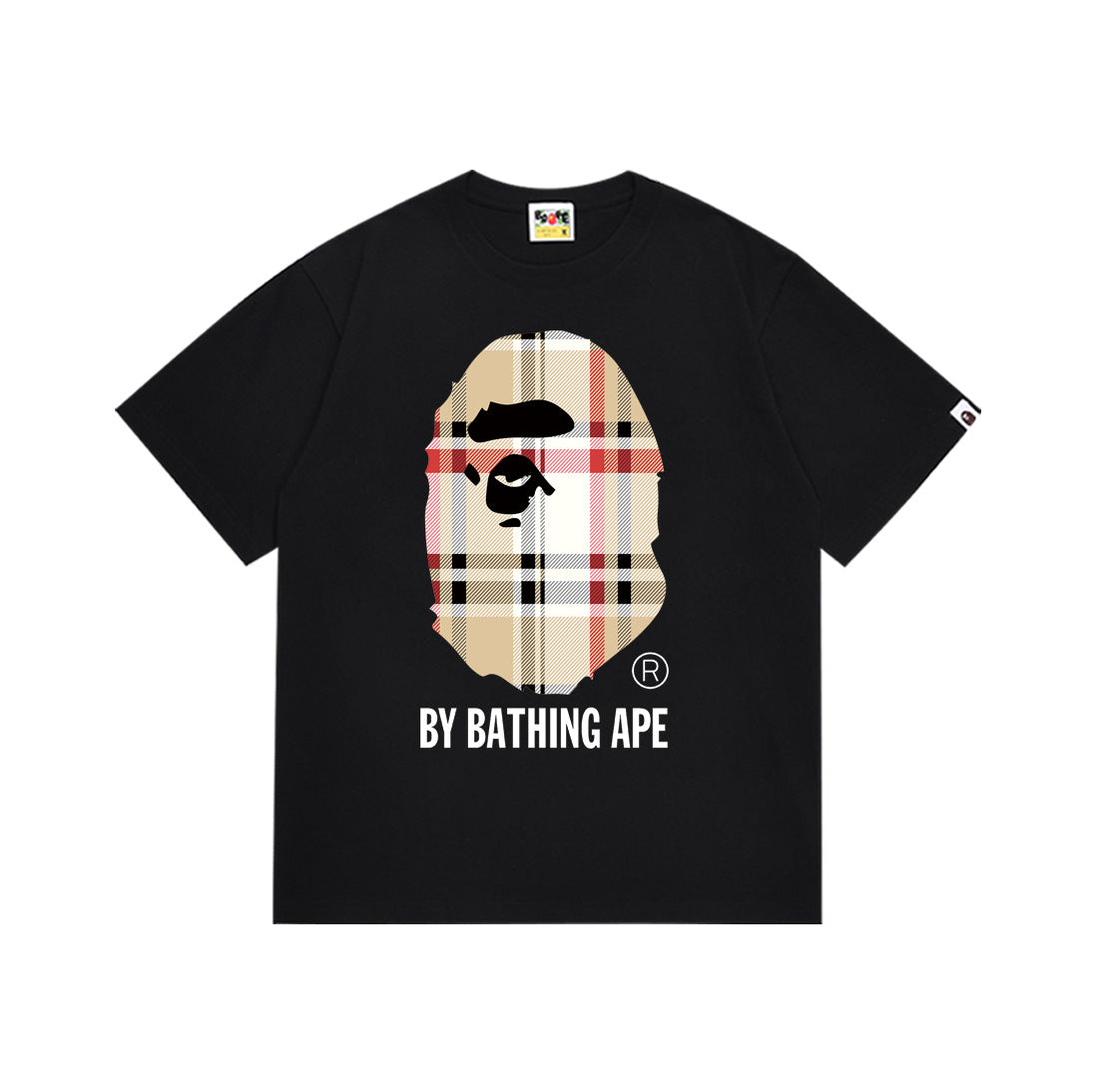 Bape Camo Ape Head Multi‑Color Crew Neck Streetwear Tee Unisex
