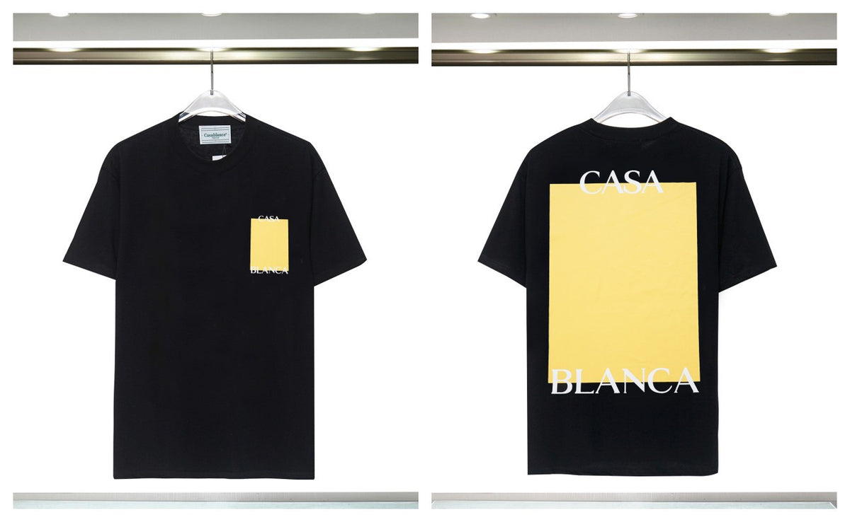 Casablanca Tennis Graphic T-Shirt Loose Oversized Short Sleeve Tee