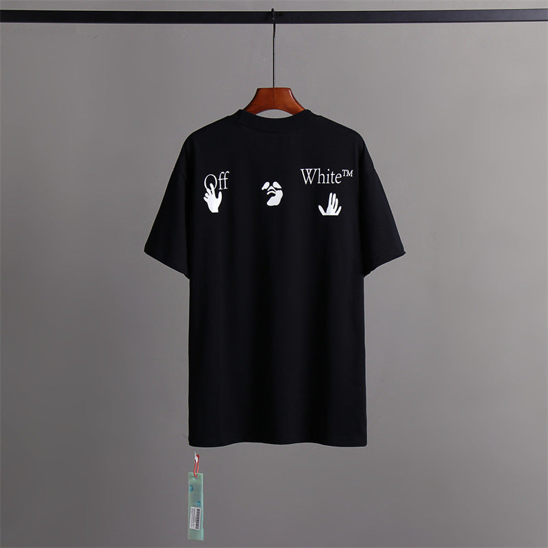 Off-White Arrow Graphic Print Short Sleeve Tee Streetwear Unisex