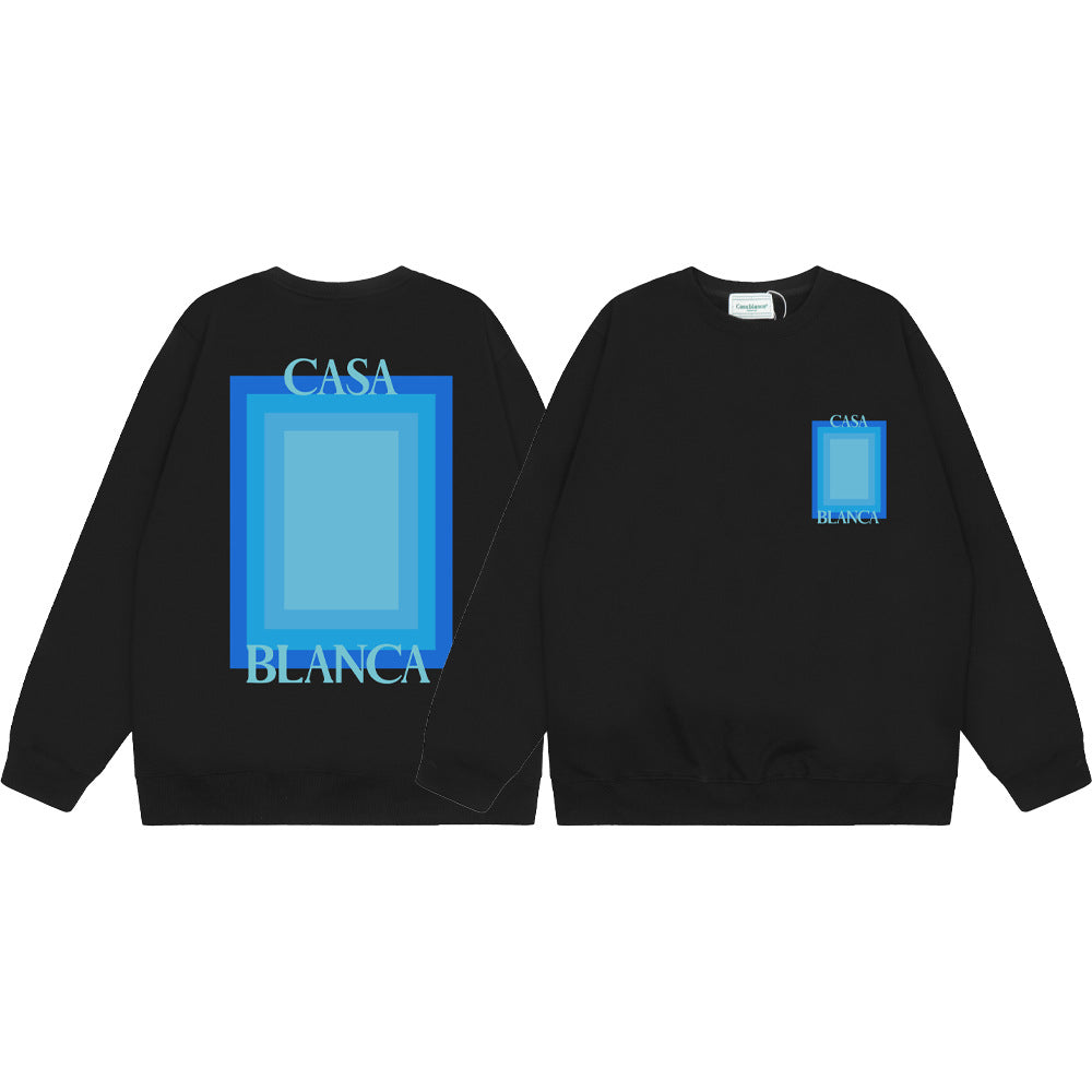 Casablanca Graphic Print Crew Neck French Terry Sweatshirt Unisex