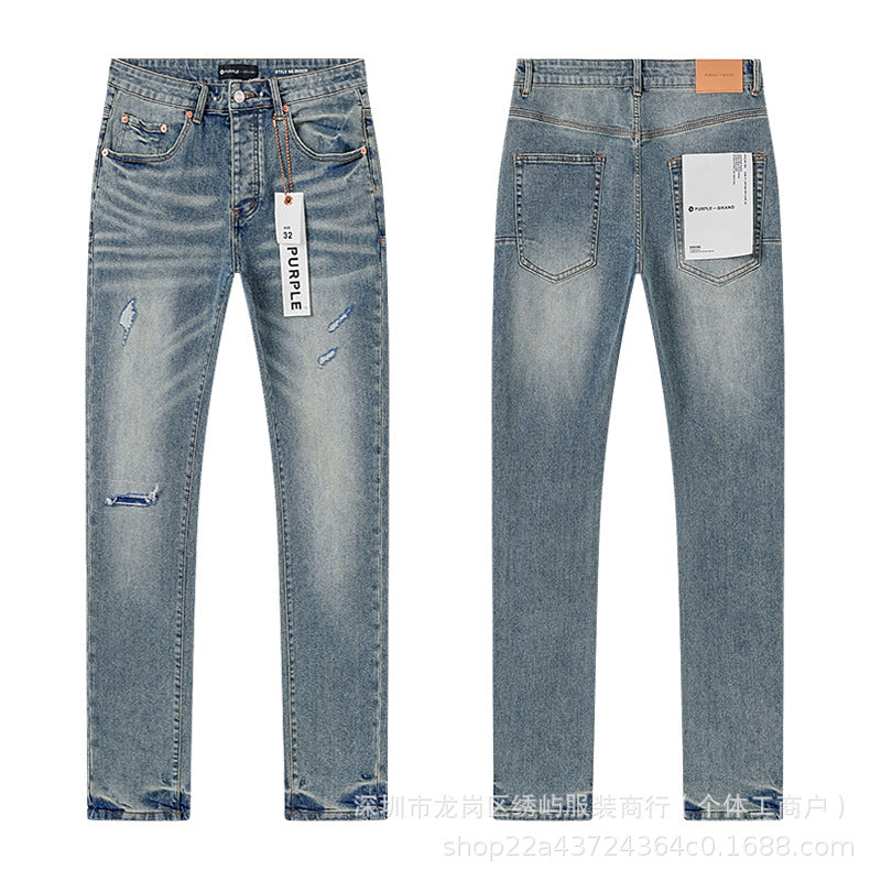 Purple Brand American Street Casual Denim Jeans Unisex