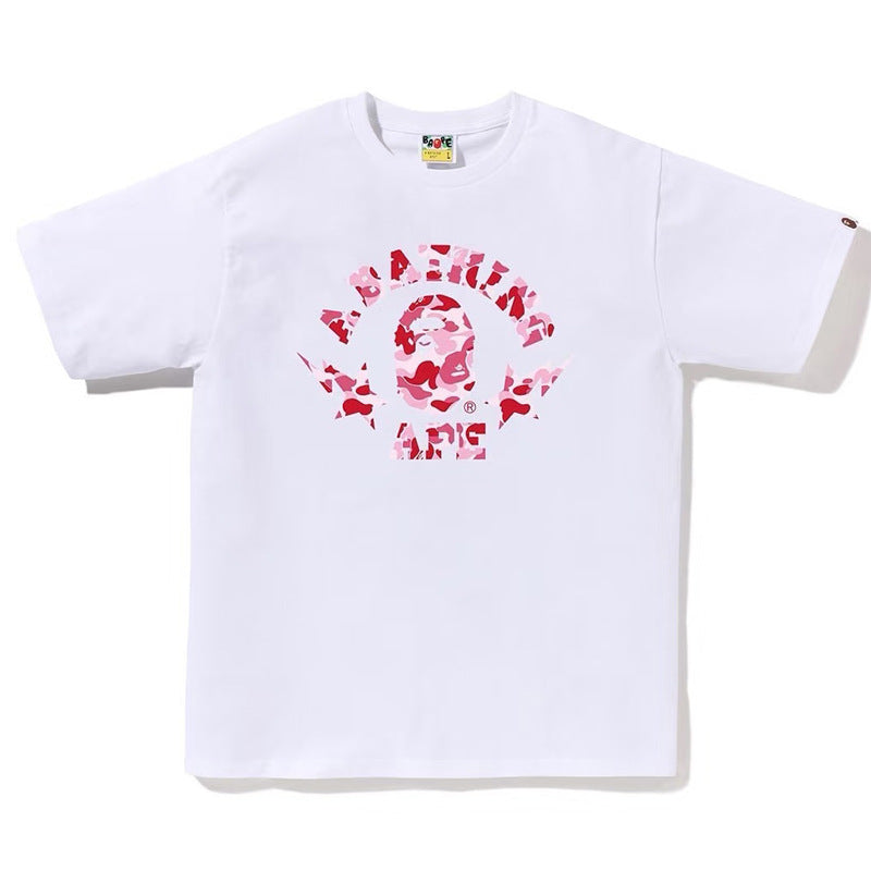 Bape Multi‑Graphic Ape Head Oversized Tee Streetwear Unisex